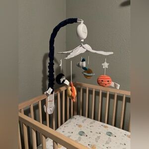 Space-Themed Baby Mobile with Planets